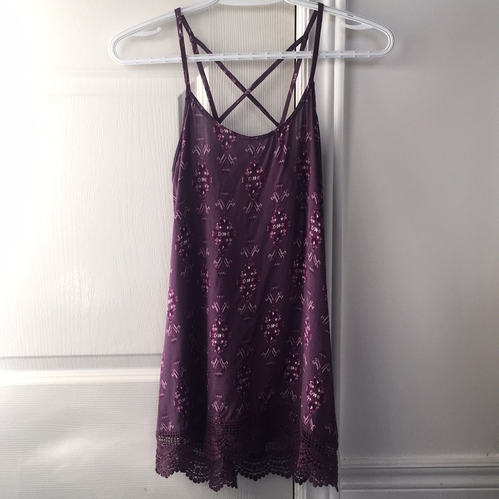 MOSSIMO purple tank top